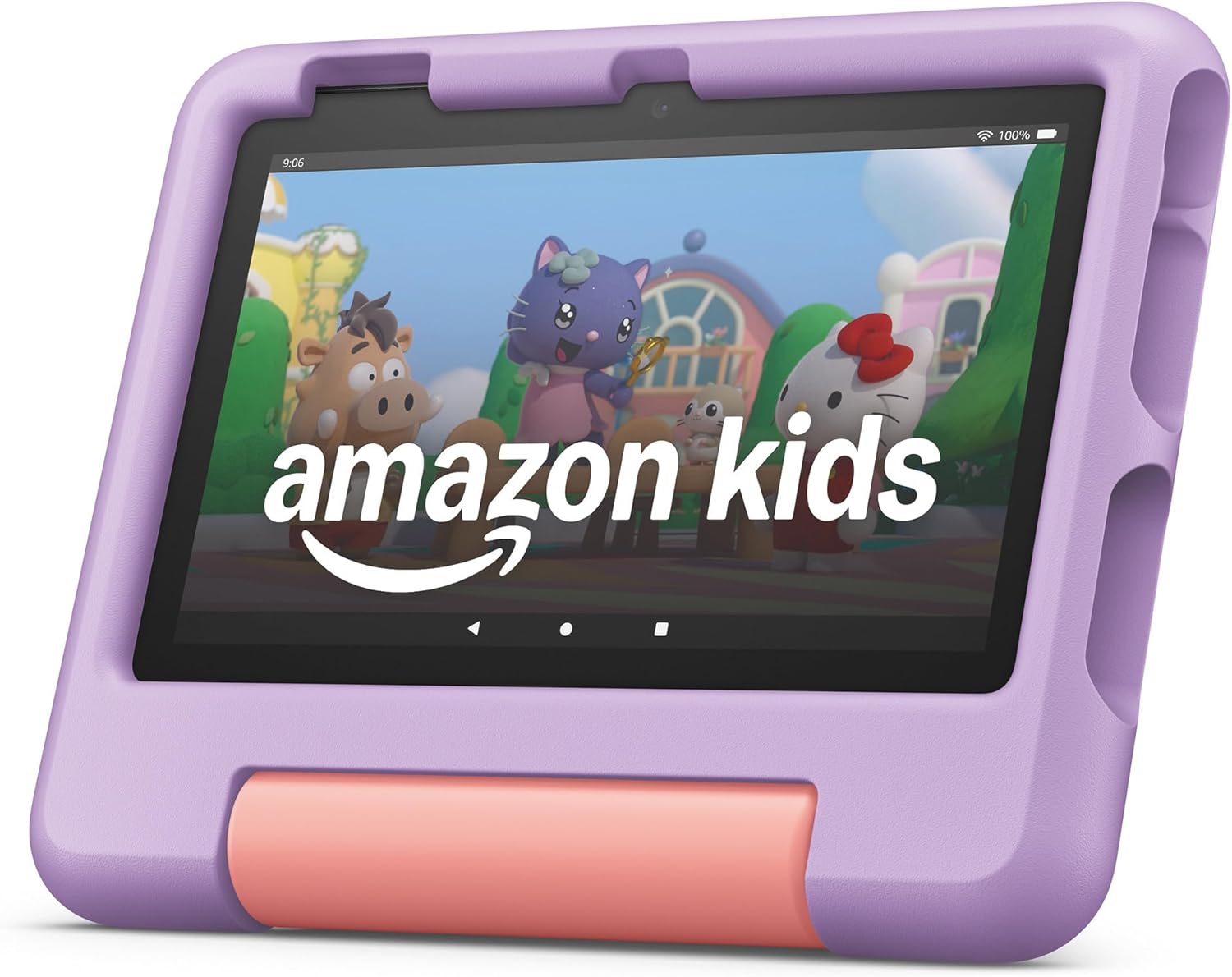 Amazon Fire 7 Kids Tablet, Ages 3-7,. Includes ad-free and Exclusive content, Easy Parental Controls, 10-hr Battery, 16 GB, Purple