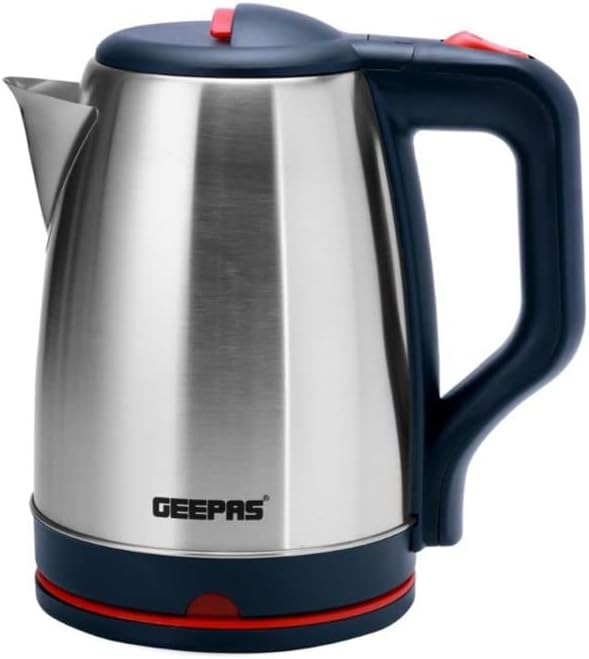 Geepas GK38042 1.8L Electric Kettle - Stainless Steel Body
