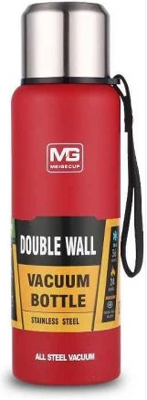 Jk Imaging 1.5L Portable Stainless Steel Vacuum Flask Cup Thermo Bottle - Red