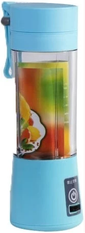 Portable & Rechargeable Battery Juice Blender - Blue