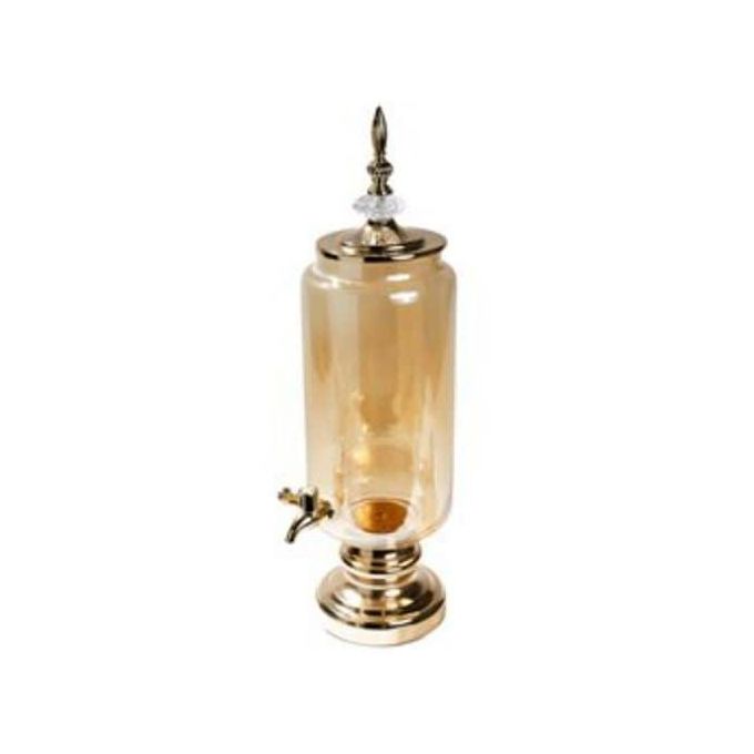 5L Water Jug Juice Dispenser Kegerators Can Without The Glass- Brown.