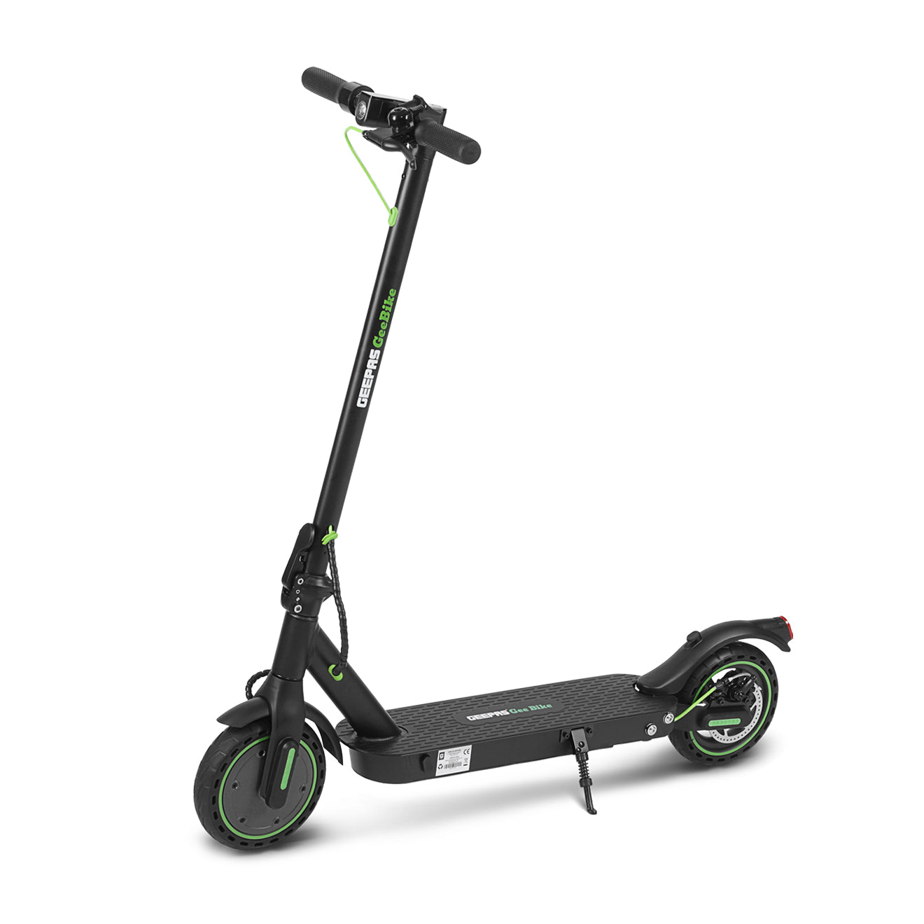 Geepas Geebike 8.5" Electric Scooter w/ Suspension- GEST63087, Smart & Fast, Foldable, Digital LED Display, Brake Lights, Adjustable Speed Control