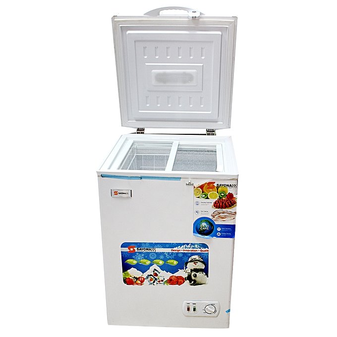 Sayona 150L New Chest Freezer 150 litres - Grey