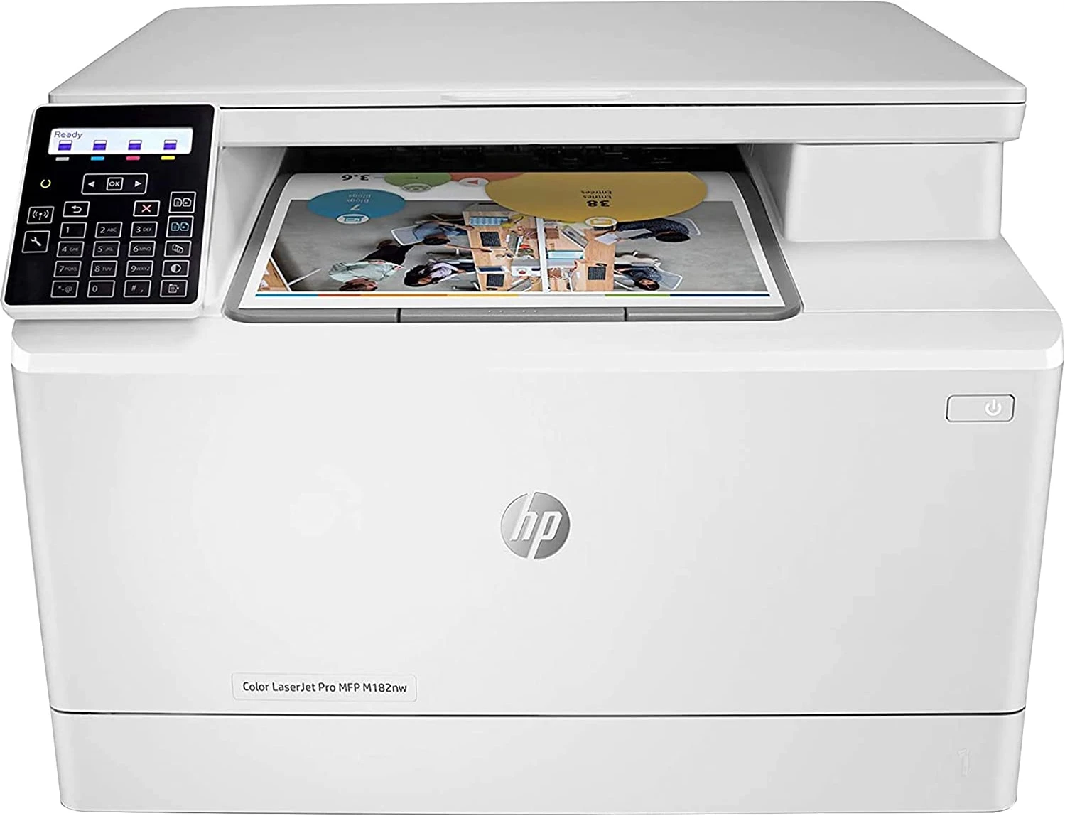 HP Color LaserJet Pro M182nw Wireless All-in-One Laser Printer, Remote Mobile Print, Scan and Copy, Works with Alexa