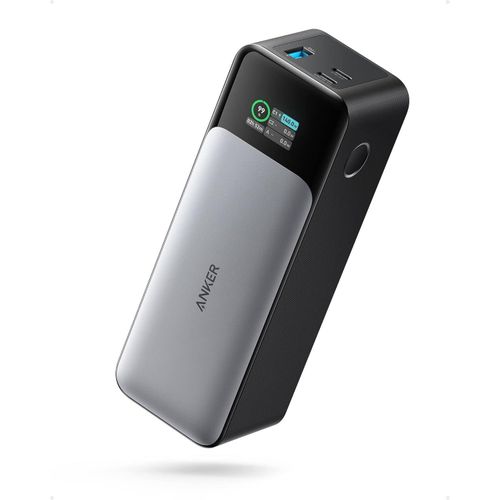 Anker 737 Power Bank, 24,000mAh 3-Port Laptop Portable Charger with 140W Output, Smart Digital Display, Compatible with iPhone 15/14 /13 Series, Vision Pro, Samsung, MacBook, Dell, AirPods, and More