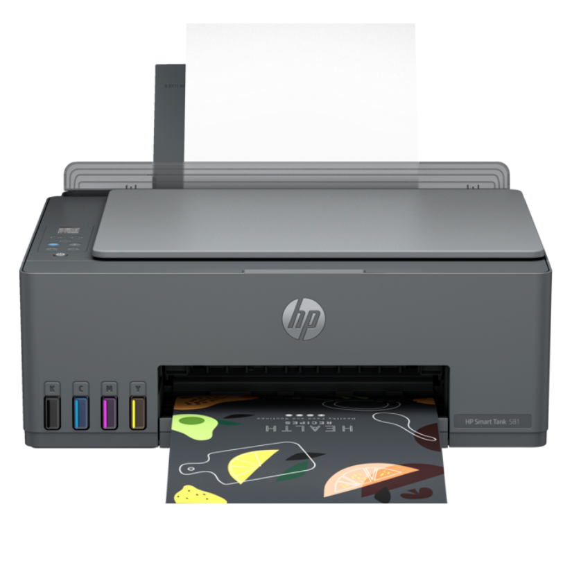 HP Smart Tank 581 All-in-One Printer – High Yield Ink, Print/Scan/Copy, Wi-Fi, Up to 12000 Black Prints