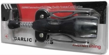 Manual Stainless steel Garlic Press-Black
