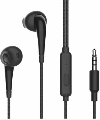 Oraimo  Legendary Sound Half-in-Ear Wired Earphones with Remote Control & Mic - Black
