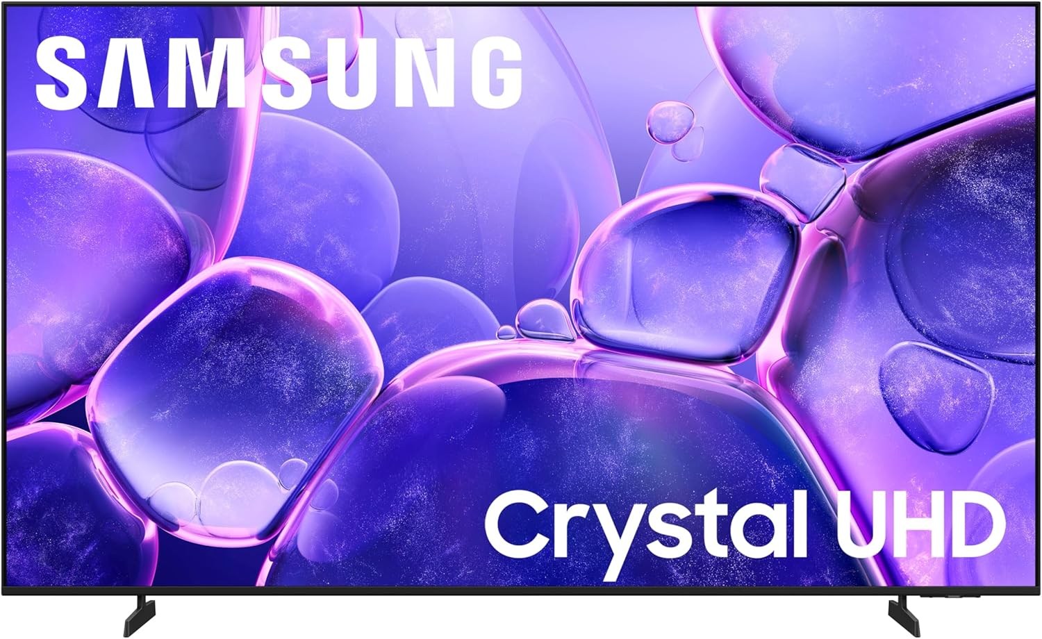 Samsung 85-Inch Class Crystal UHD U8000F 4K Smart TV (2025 Model), UA85U8000F, Endless Free Content, Crystal Processor 4K, MetalStream Design, Knox Security, Alexa Built-in