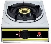 IQRA Gas Stove IQ-GS1BSS; Single Burner, Auto Ignition, Gas Cooker - Stainless Steel
