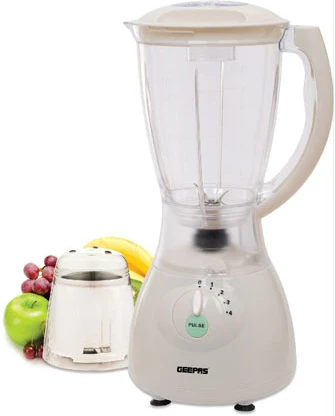 Geepas 2 In 1 Countertop Blender GSB5484 400 W - White