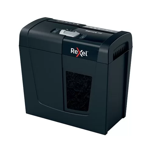 Rexel Secure X6 Cross Cut Shredder (6 Sheets, P-4 Security) – Compact & Quiet