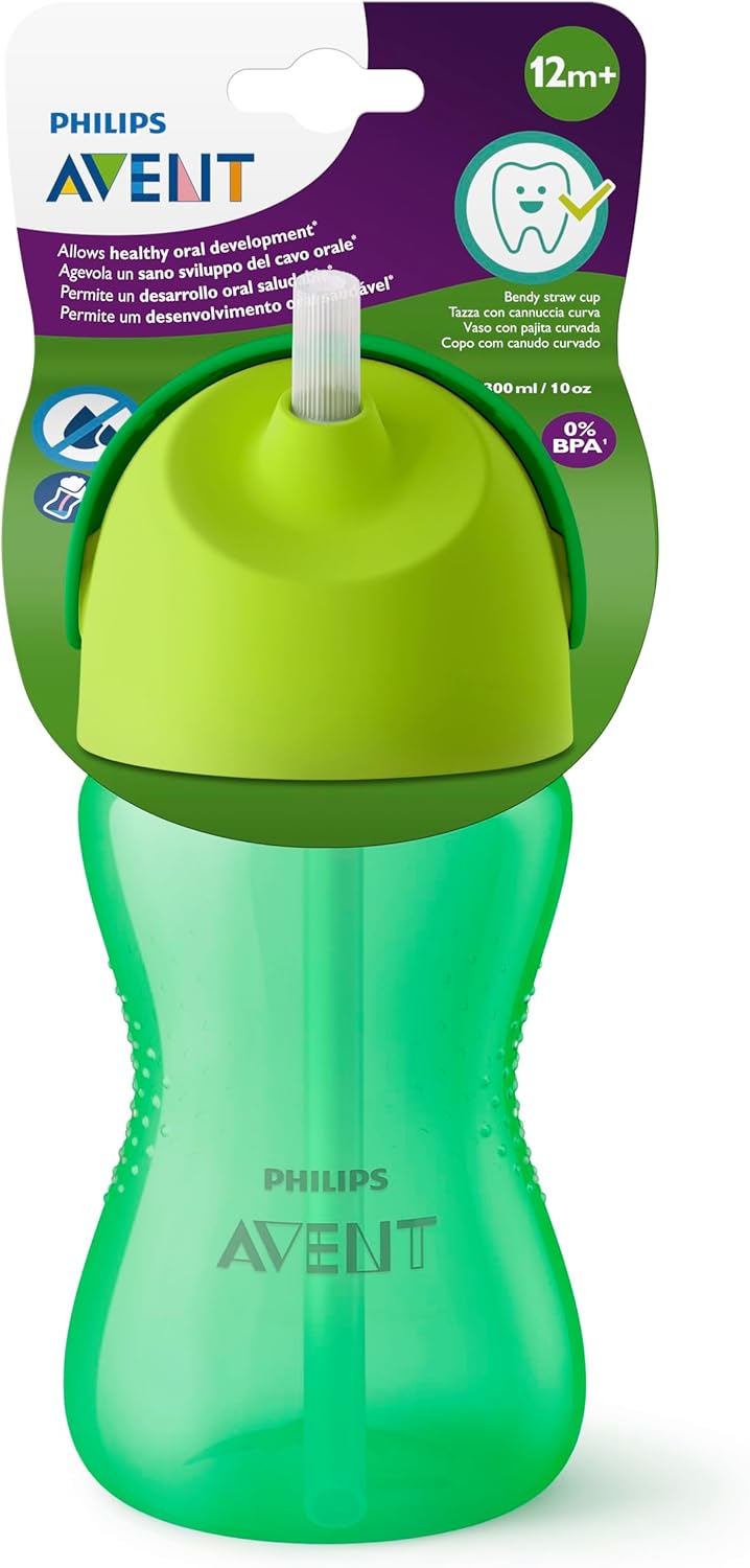 Philips Avent Straw Cup 300ml Single Mixed Bo