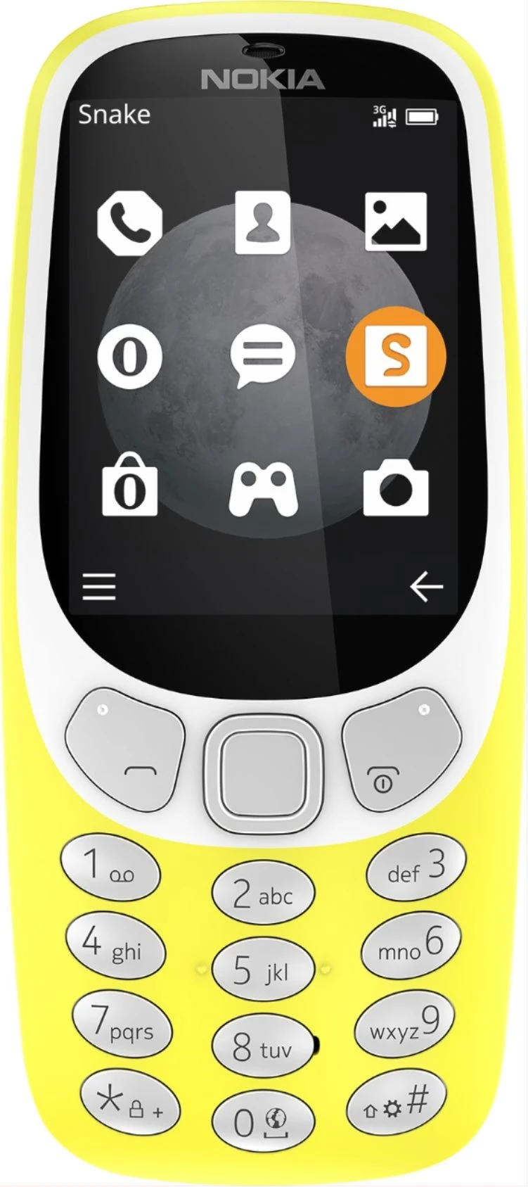 Nokia 3310 Dual SIM Feature Phone with MP3 Player, Wireless FM Radio and Rear Camera- Yellow