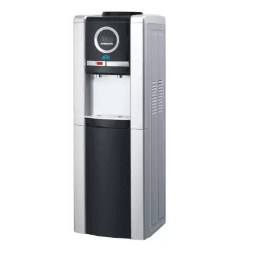 ADH Water Dispenser (Hot And Cold) - AWD11C+, With Storage Cabinet - Silver Black