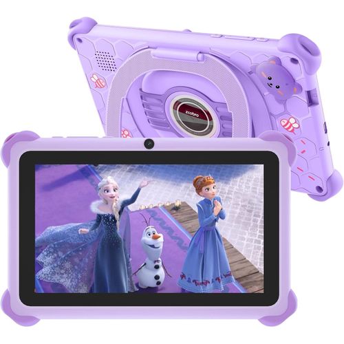 BEBE TAB Selfie Time Kids Tablet, 7 inch Toddler Tablet for Kids, 32GB Toddler Tablet, Tablets for Kids with Case Included, Parental Control, Bluetooth, Preinstalled Educational Contents, Dual Camera,