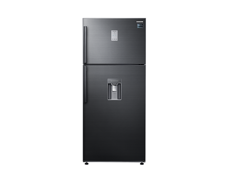 Samsung Net 530 L Top Freezer Fridge, with Twin Cooling Plus™, Water Dispenser, Black (RT53K6541BS/UT)