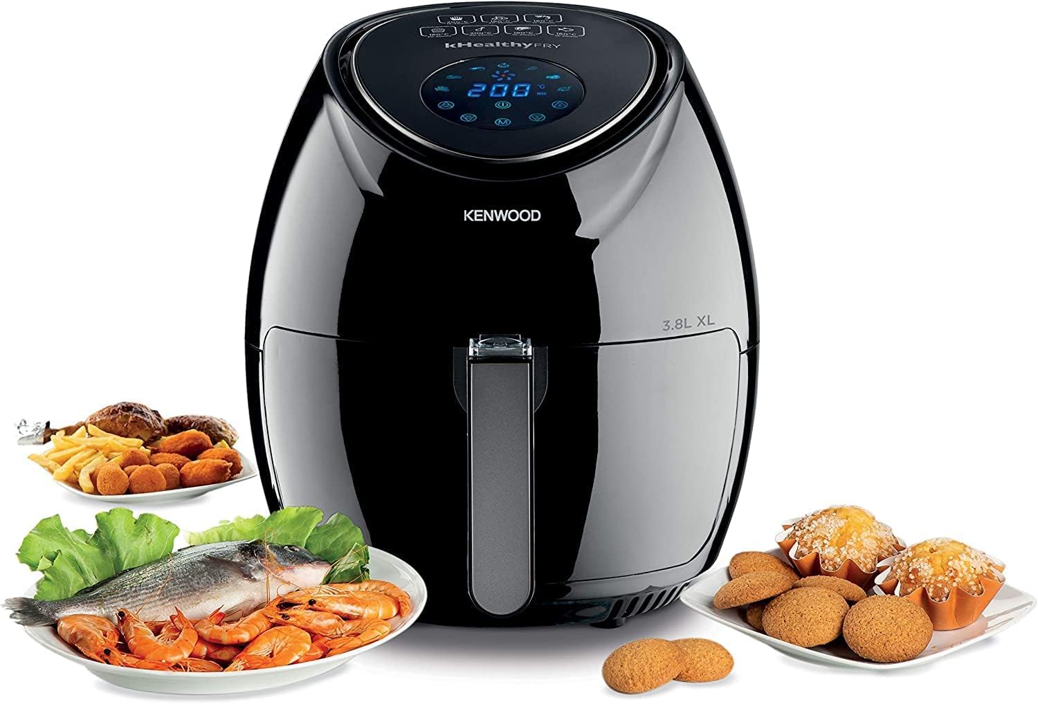 Kenwood 3.8 L Digital Air Fryer HFP30.000BK