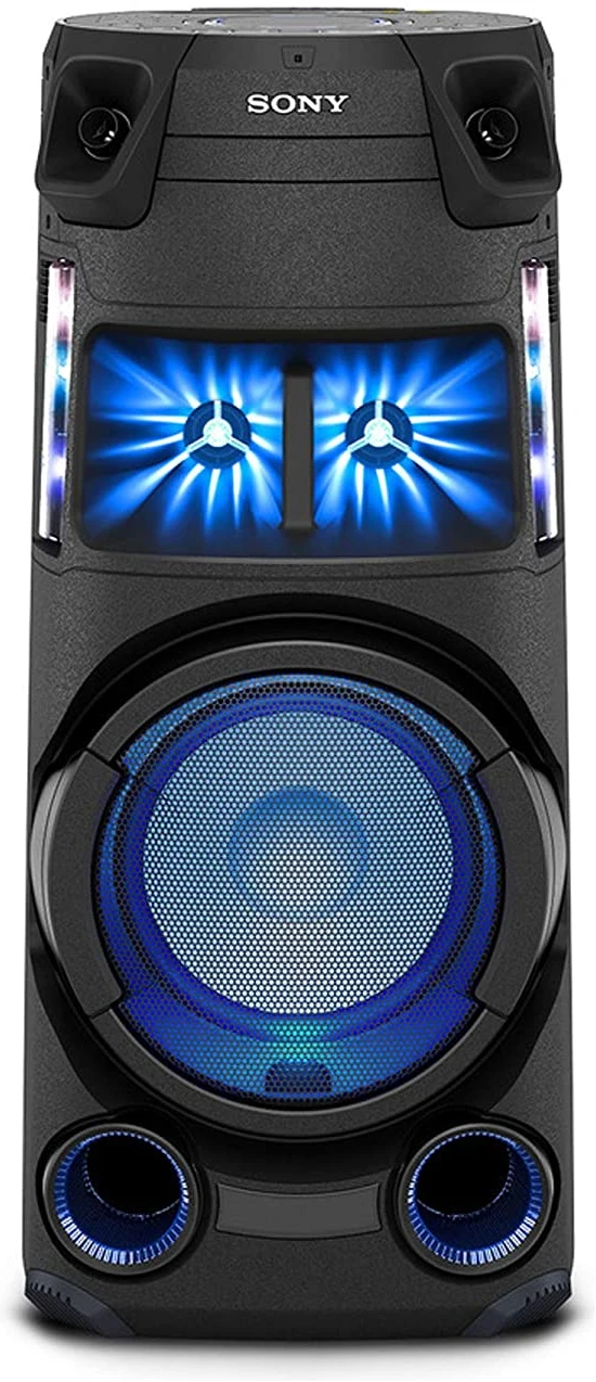 Sony MHC-V43D Party Box High Power Party Speaker with Bluetooth Technology (Karaoke, Gesture Control, Party Light) - Black