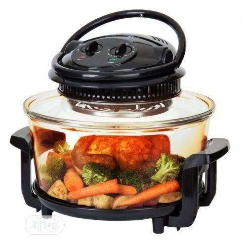 8 in 1 Halogen Convection Oven Black 13L - Black, White