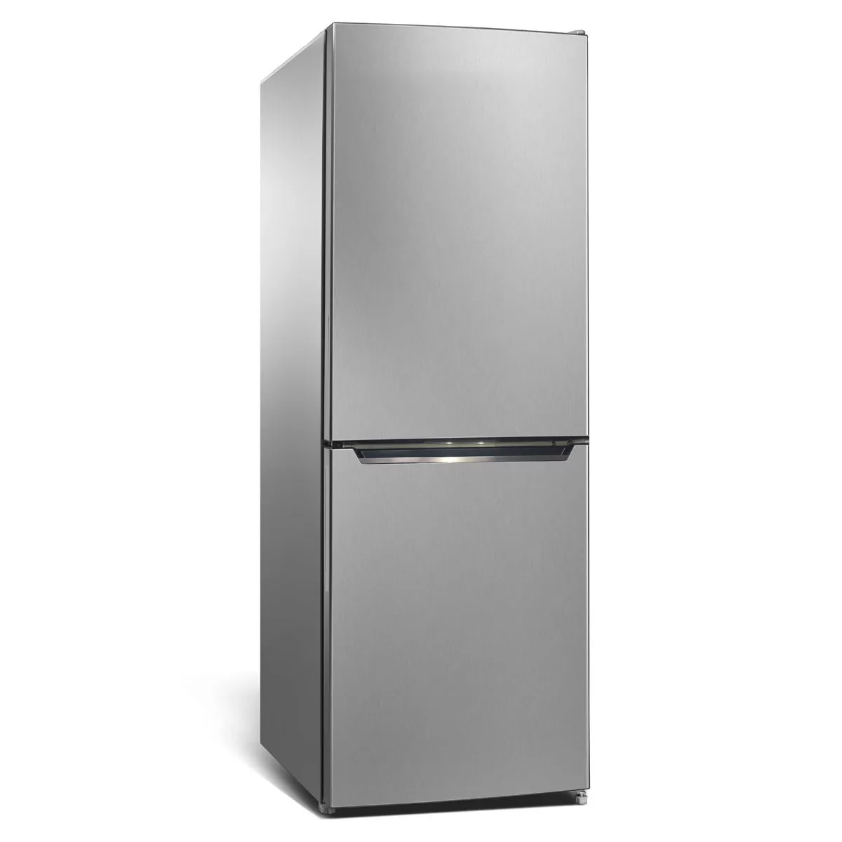 CHiQ 200-Litres Fridge CBM200DSK3; Double Door Bottom Freezer Defrost Refrigerator - Silver (3YRs WRTY)