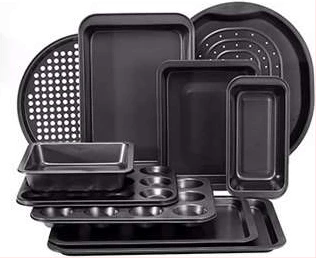 RoyalFord RFU9089 6 PCS Bakeware Set , Carbon Steel, Oven Safe, Premium Non-Stick Coating, 0.4MM Thick, PFOA, PTFE, and BFA Free