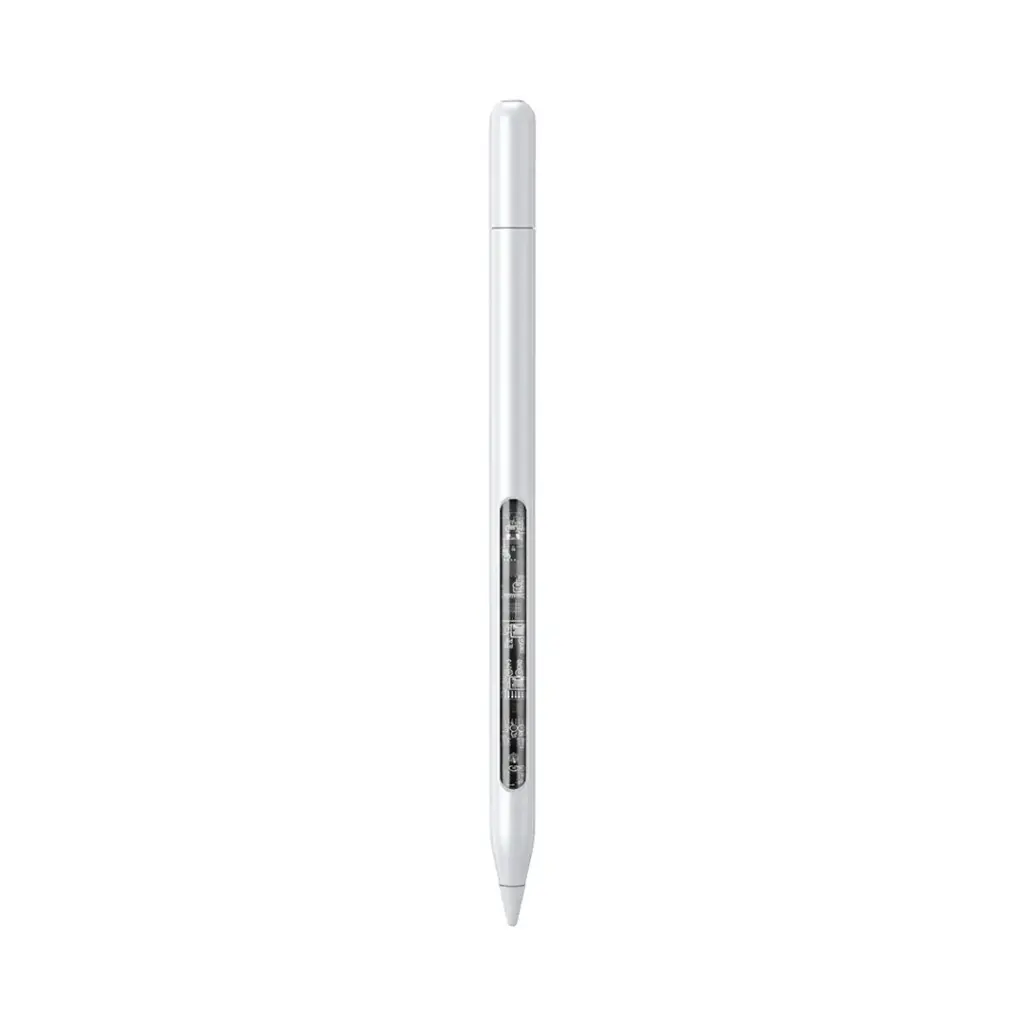Green Lion Find My Stylus Pencil, Comaptible with iPads, 3 Months Standby/10H Working Time, 130mAh, 1.5mm Nib Diameter, No Delay & Offset, Find My Function, Palm Rejection - White