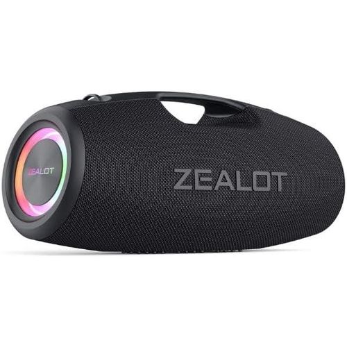 Zealot Portable Rechargable Bluetooth Speakers, S78 120W Speakers IP67 Waterproof Outdoor Wireless Speaker with Big Battery,EQ,Stereo,Party, Beach Wireless Speaker Subwoofer