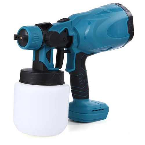 1000ML Power Tool Portable High Pressure Airbrush Handheld Lithium Electric Spray Gun Cordless Outdoor And Indoor Airless Paint Sprayer Container