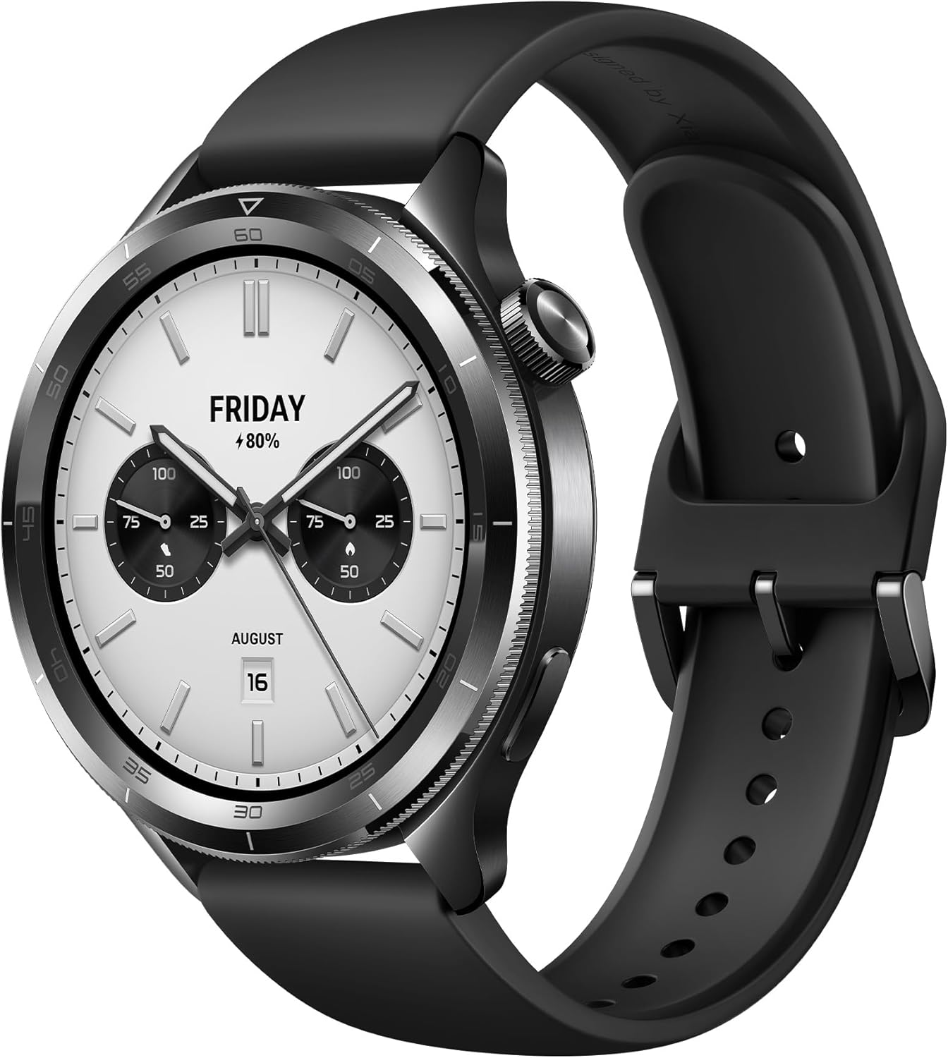 Xiaomi Watch S4 Smartwatch with 1.43-inch OLED Display NFC Bluetooth Calls Gesture Control 150+ Sports Modes 15-Day Battery HyperOS Alexa