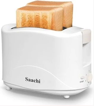 Saachi 2 Slice Saachi Electric Bread Toaster - White