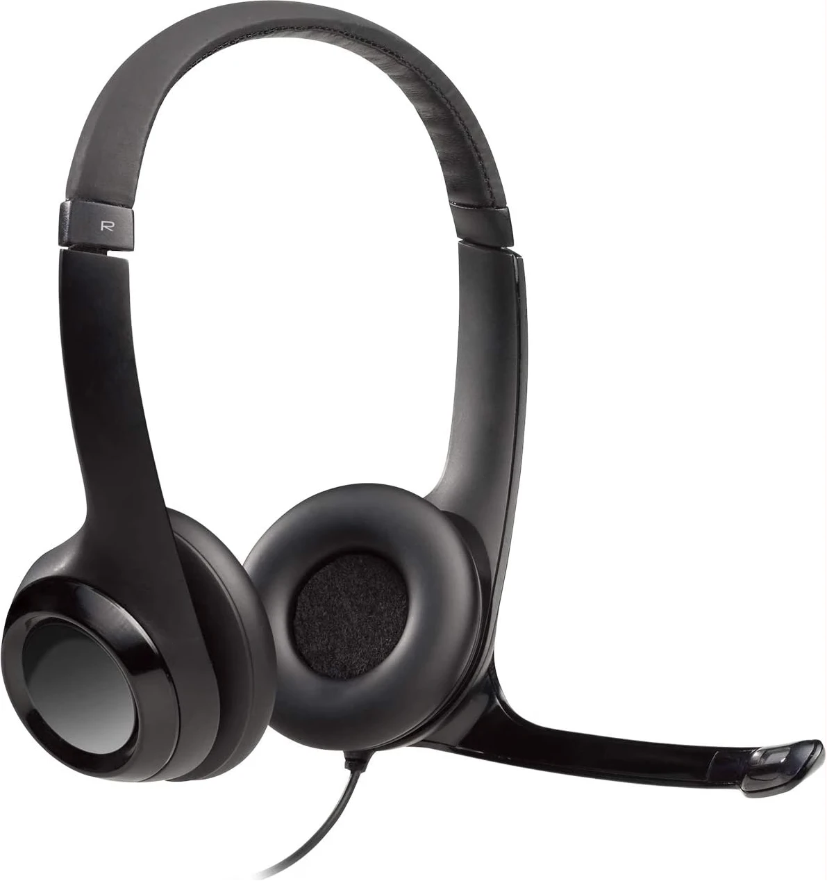 Logitech H390 Wired Headset, Stereo Headphones with Noise-Cancelling Microphone