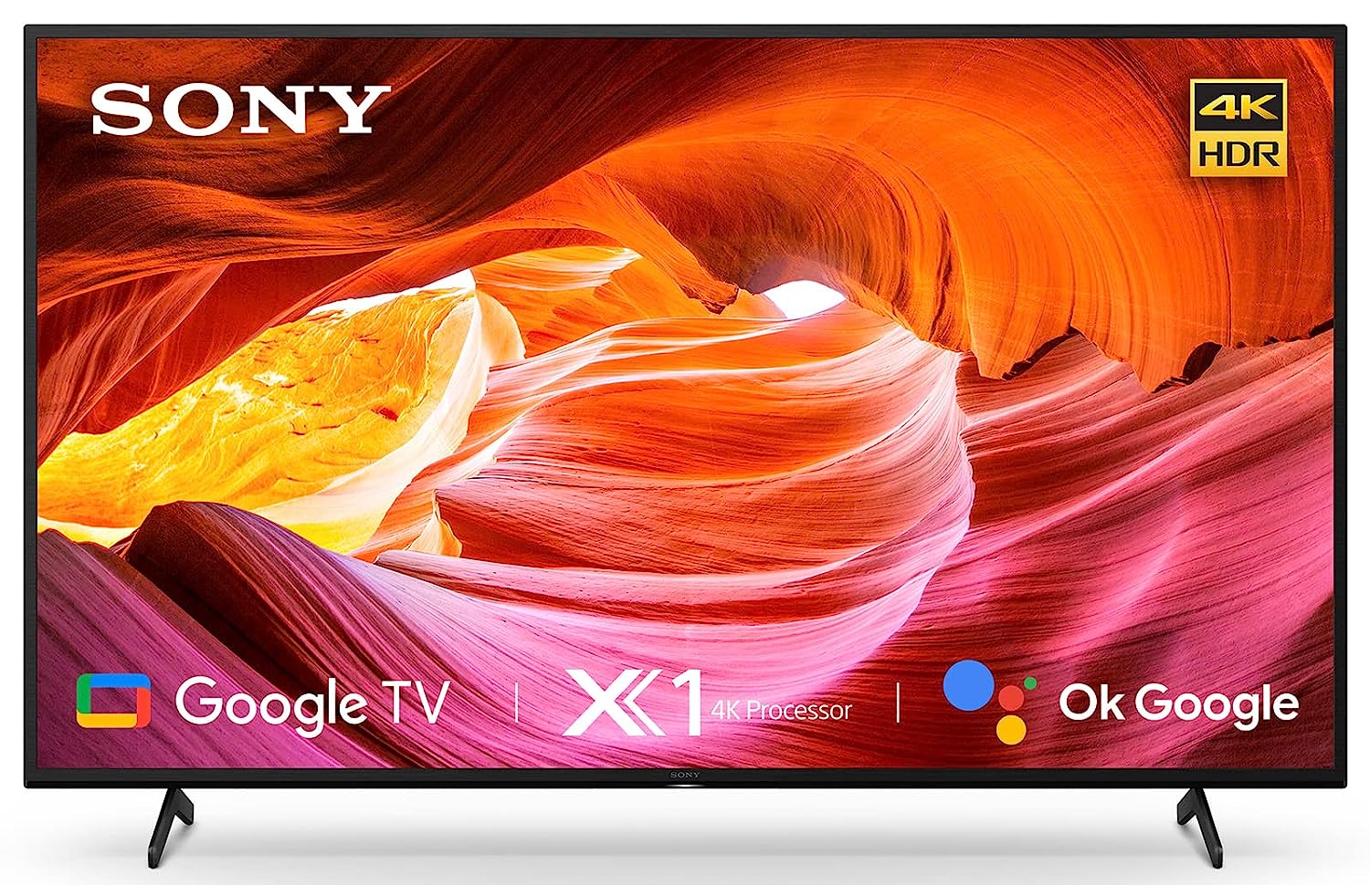 Sony 65-Inch 4K UHD Smart Android Google TV X75K – Black