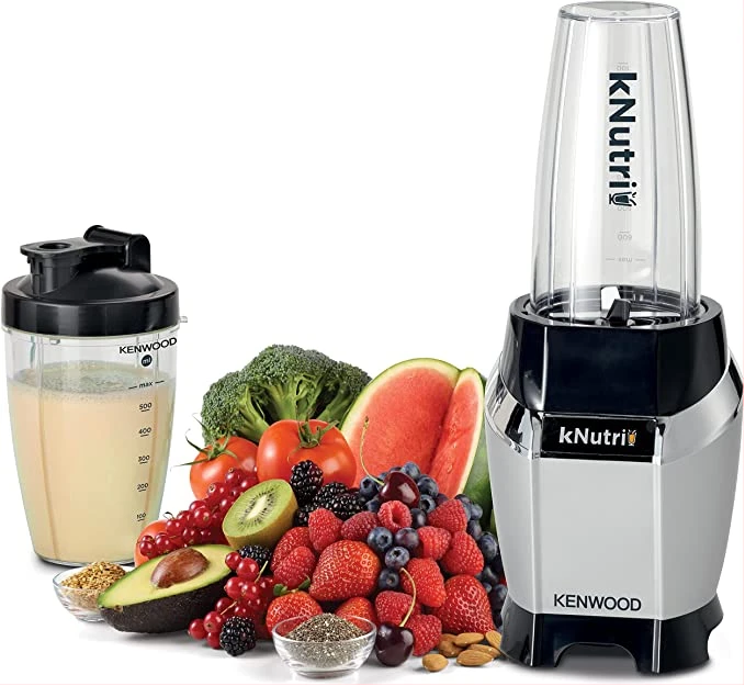 Kenwood Nutrition Personal Blender 600W Smoothie Blender  BSP70.180SI Black/Silver