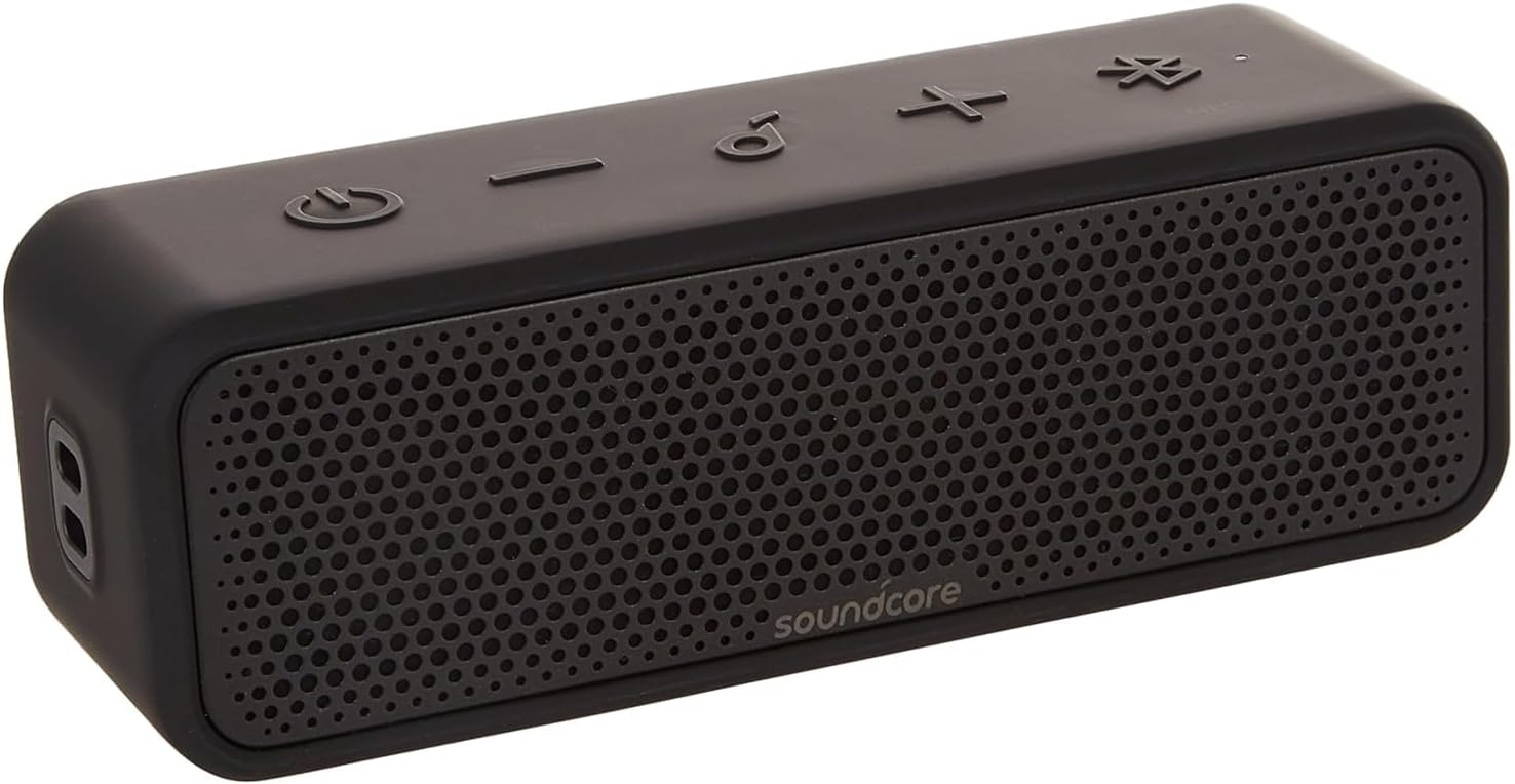 Anker Soundcore Select 2, Portable Wireless Bluetooth Speaker, 20Hr Playtime, IPX7 Waterproof, Customisable EQ - Black