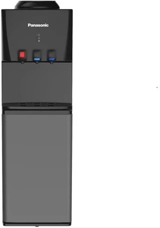 Panasonic 3 Faucets Water Dispenser SDMWD3320, Hot, Cold & Normal With Bottom Fridge & Child Lock Safety - Black