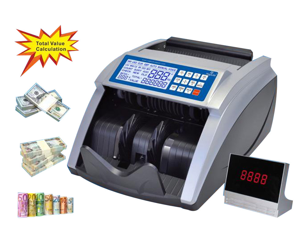 Nigachi NC-5050 UV/MG/IR Money Bill Counter with Counterfeit Detection