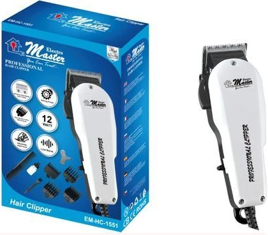 Electro Master EM-HC-1551 Hair Clipper - White,Black