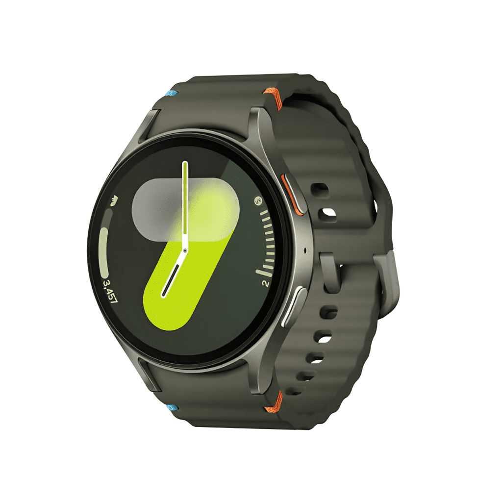 Samsung Galaxy Watch 7 44m, 44mm AMOLED Always-On display, 450 x 450 Pixels For Sharp Visuals, Works With Android 8.0 or Later And Limited Functionality On iOS, 361mAh Battery Providing Up To 40 Hours