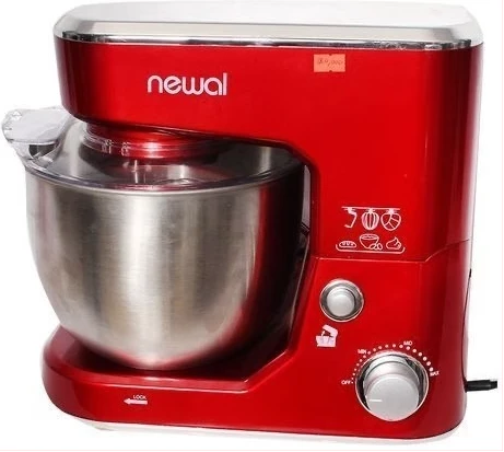 Newal NWL-3533 Stand Mixer, 5 Litres - Red, Silver