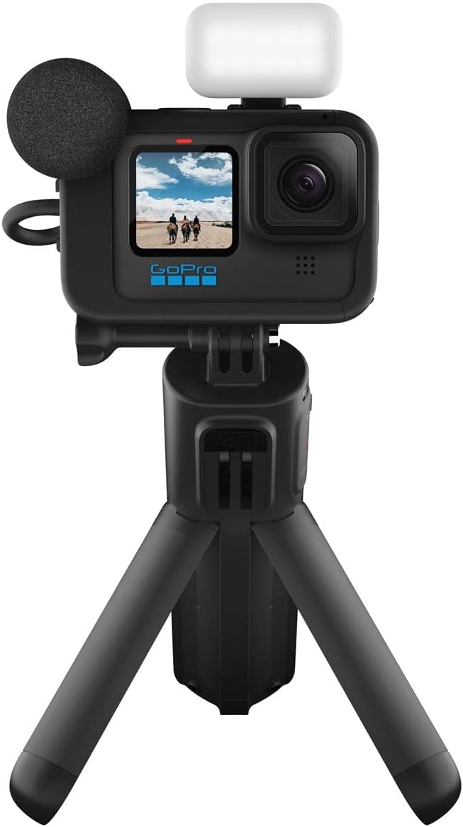 GoPro HERO11 Black Creator Edition - Includes HERO11 , Volta (Battery Grip, Tripod, Remote), Media Mod, Light Mod, Enduro Battery, and Carrying Case
