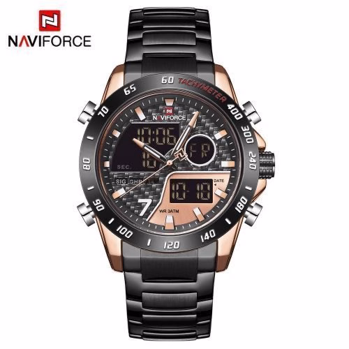 Naviforce NF9171 Watch - Grey, Black