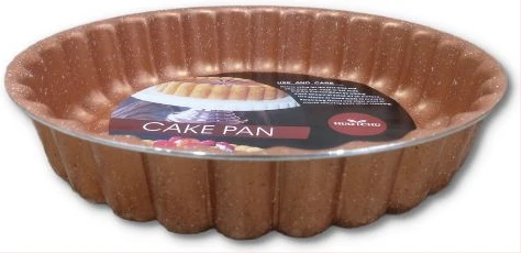 28Cm Decorative Nonstick Angel Baking Food Pie Cake Pan, Copper