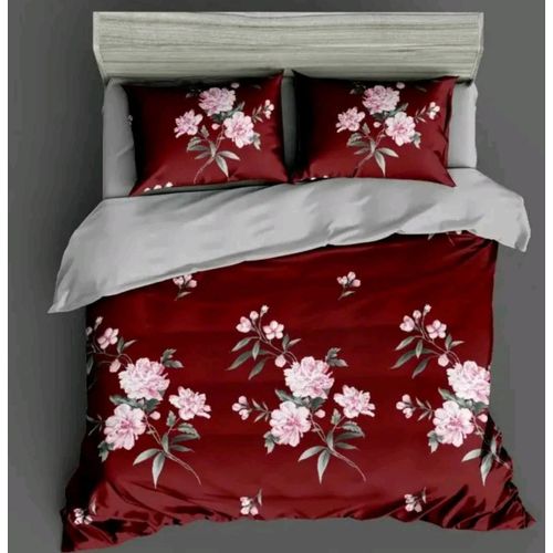 Duvet Set With 1 Bedsheet & 2 Pillowcases- Multicolour