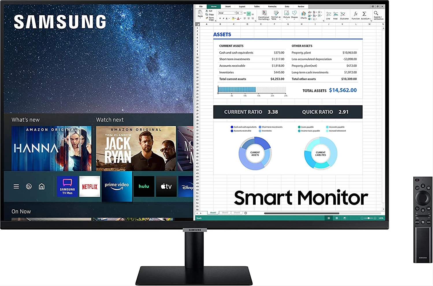 Samsung LS32AM500 32 - Inch Full HD LED Hybrid Streaming TV & Monitor With Full Smart Platform - Black