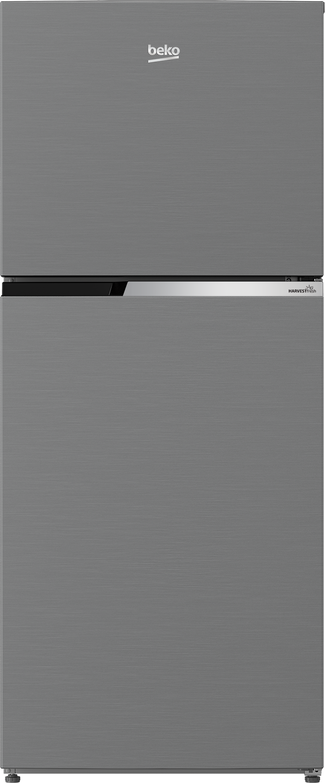 Beko 371L Fridge, RDNT371I50S, (Net 360L) Double Door Top Mount Freezer Frost Free Refrigerator, Inverter Compressor - Inox