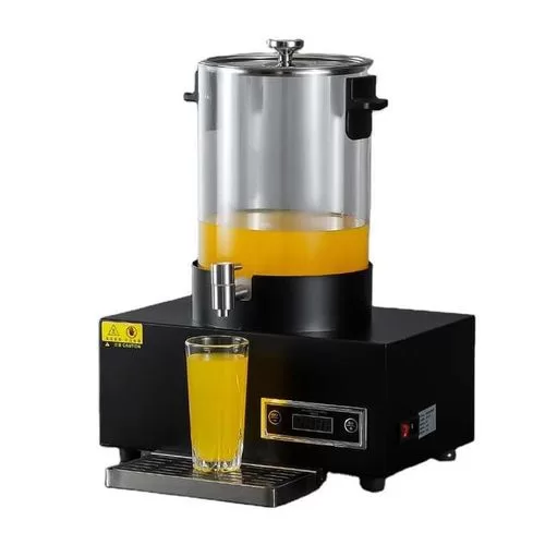 Commercial Single Tank Electric Buffet Thermostat Heater Hot And Cold Juice Heat Preservation Tea, Coffee, Milk Barrel Dispenser, Cafeteria Digital Beverage Dispenser, Heat Preservation Beverage Bucke
