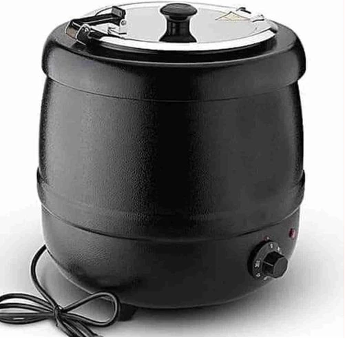 10L Commercial Electric Buffet Soup Warmer Kettle Pot Heater Cooker (Black)
