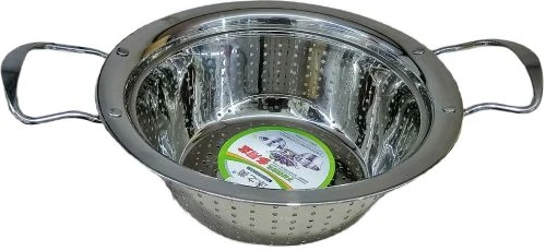 26cm Stainless Steel Rice, Vegetable Washing Strainer Colander,Silver
