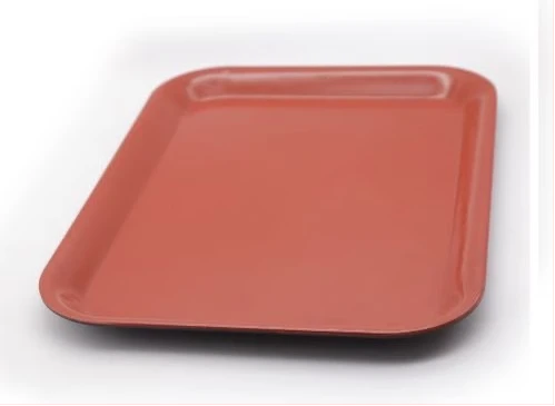 Rectangle Melamine Serving Tray - Red